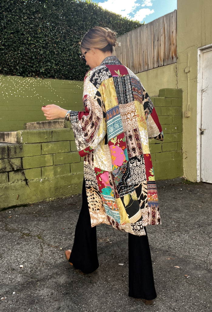 the patchwork Joplin kimono