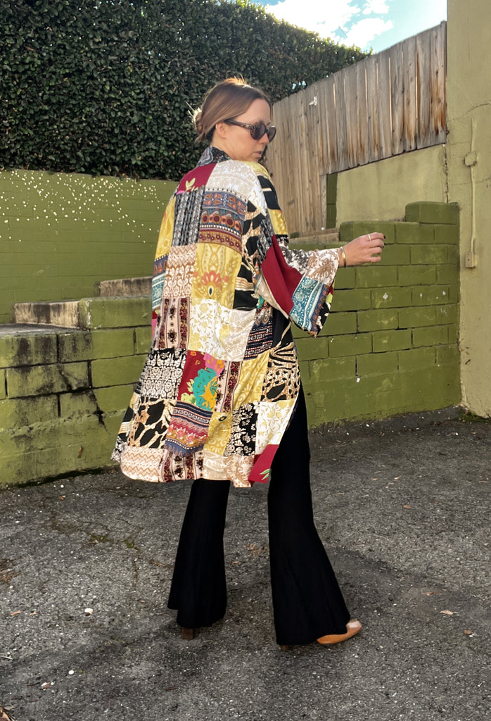 the patchwork Joplin kimono