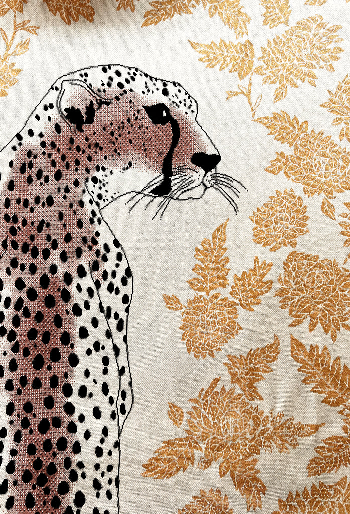 NR Cheetah Knit Blanket